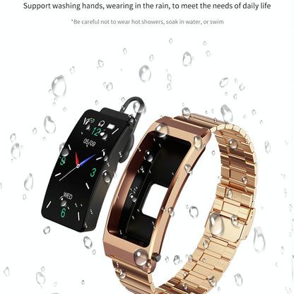 Sleep Oxygen Monitoring Smart Bracelet - Black