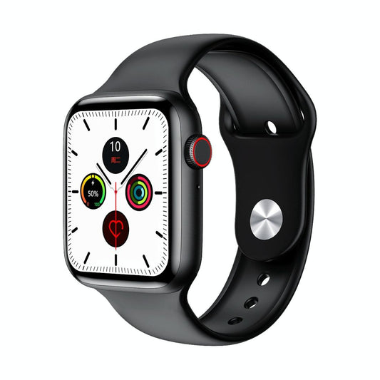 1.75 Inch Ips Smart Watch Waterproof Temp / Heart / Bp / Sleep Monitoring - Black