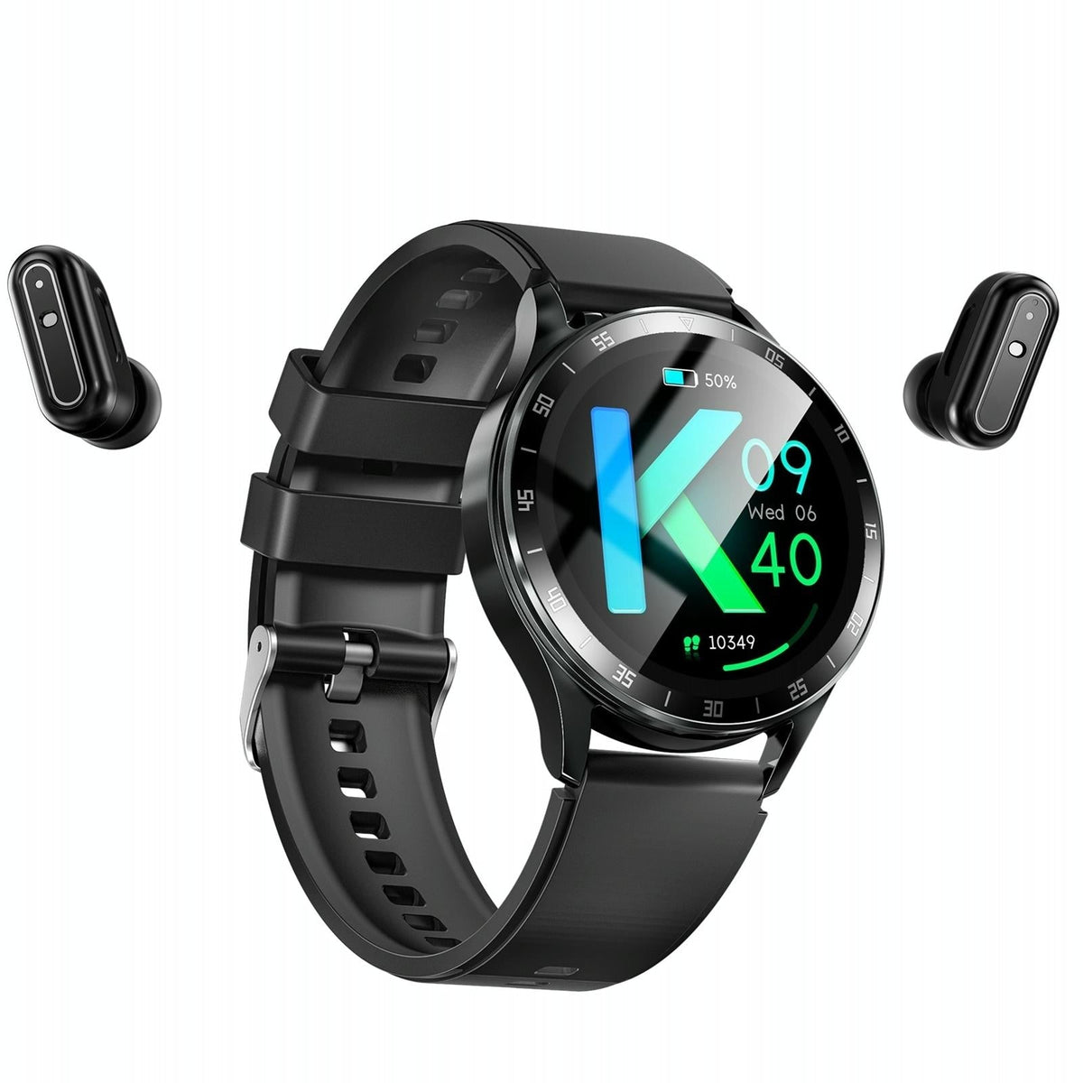 1.39 Inch Waterproof Bracelet Support Bluetooth Call / Nfc / Heart Rate - Black