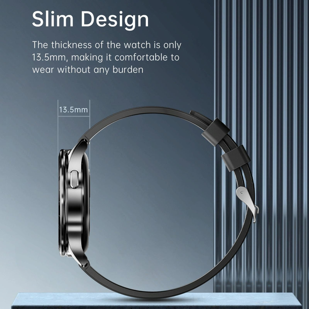 1.39 Inch Waterproof Bracelet Support Bluetooth Call / Nfc / Heart Rate - Black
