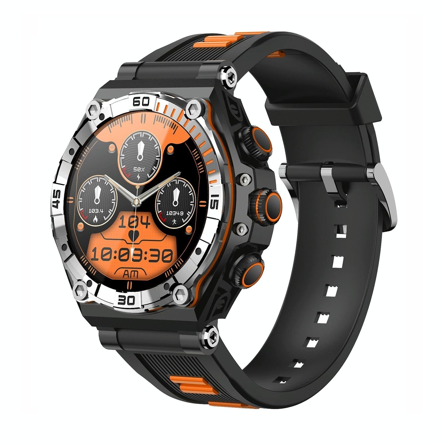 1.43 Inch Amoled Screen Smart Watch Supports Bluetooth Call / Blood Oxygen Detection - Red