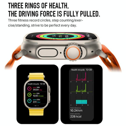 1.5 Inch Silicone Band Smart Watch Bluetooth Call / Heart Rate / Blood Pressure / Blood Oxygen - Black
