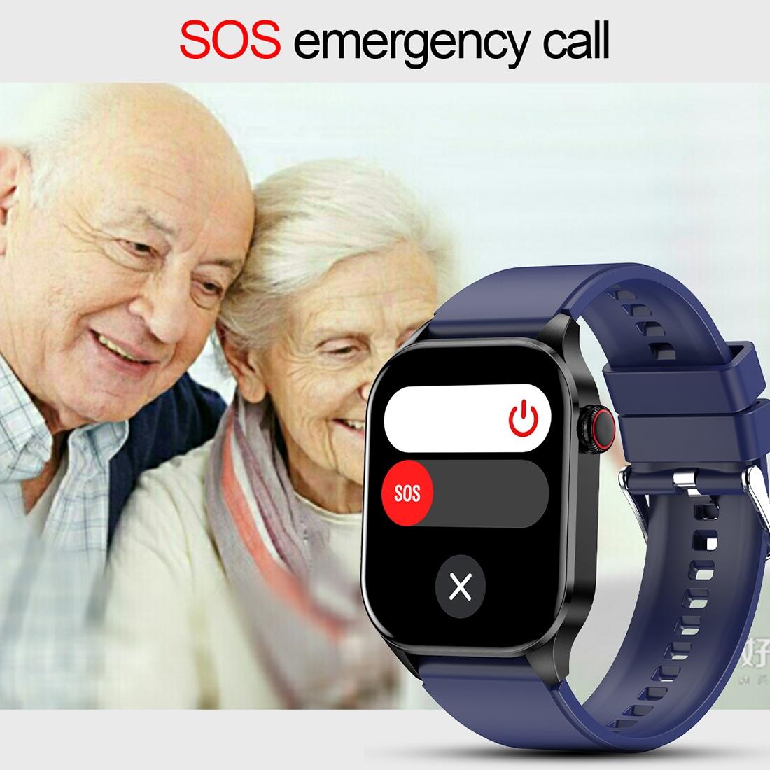 Waterproof Smart Watch With Bluetooth And Blood Oxygen Monitoring - Ip68 - Pink