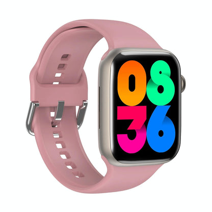 2.01 Inch Waterproof Smart Watch Bt Call / Heart Rate / Blood Pressure / Blood Oxygen - Black Gold