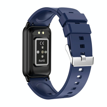 Smart Health Monitoring Watch With Colour Screen - Black