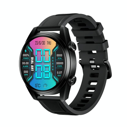 1.43 Inch Ip67 Sport Smart Watch Support Bluetooth Call / Sleep / Blood Oxygen / Heart Rate / Blood Pressure Health Monitor - Black