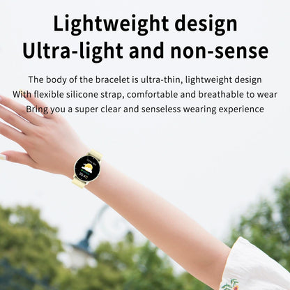 1.28 Inch Touch Screen Ip67 Waterproof Smart Watch Support Blood Pressure Monitoring / Sleep Monitoring / Heart Rate Monitoring - Black