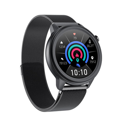 Waterproof Smart Bracelet With Health Monitoring And Metal Strap - Tft Screen