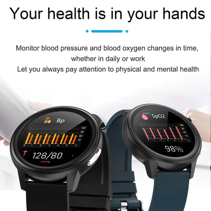Waterproof Smart Bracelet With Health Monitoring And Metal Strap - Tft Screen