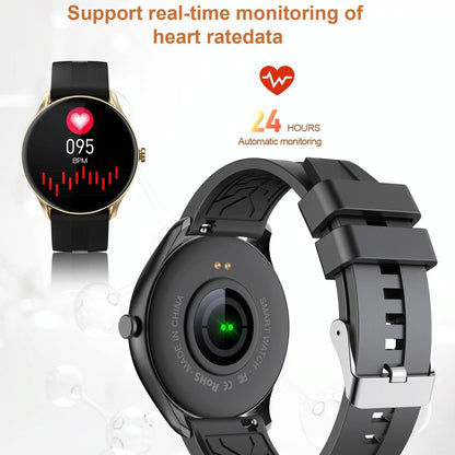 Smart Wristband With Sleep And Heart Monitoring Options - Black