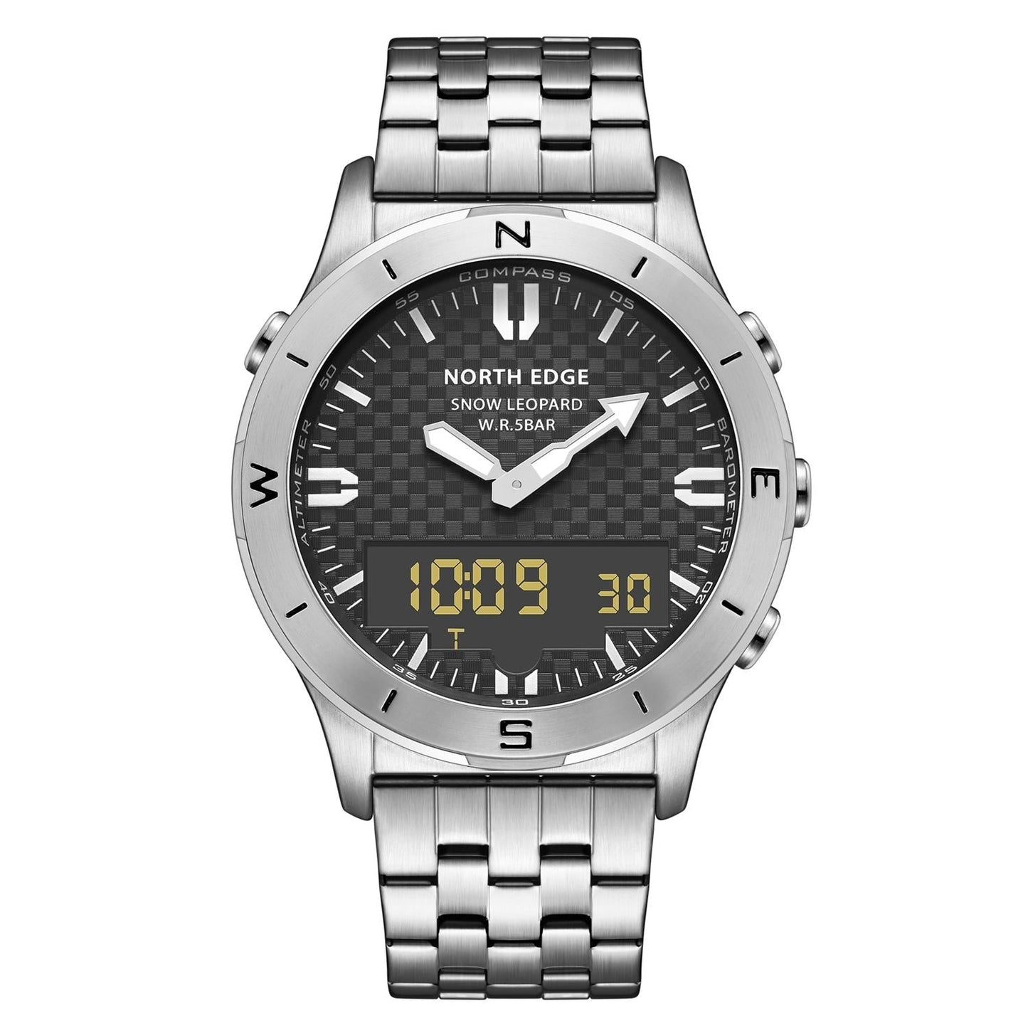 Stainless Steel Multifunction Smart Watch for Men - Waterproof