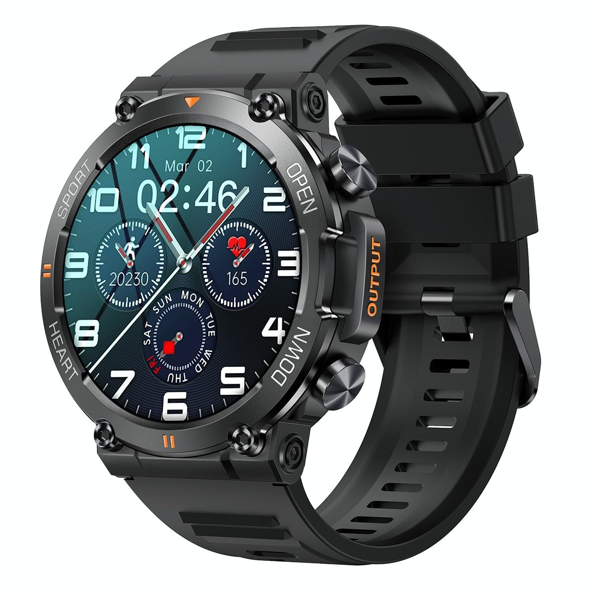 Smart Heart Rate And Blood Pressure Wristband - Monitor - Black
