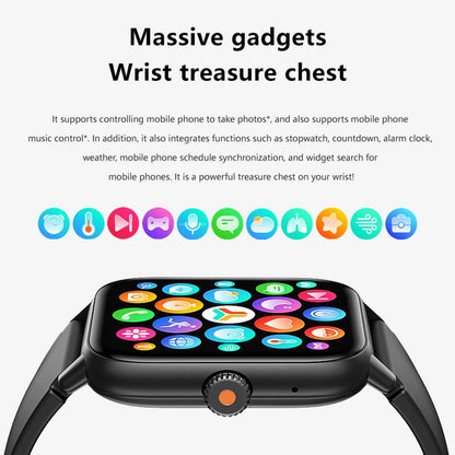 1.83 Inch Bt5.2 Smart Sport Watch Support Bluetooth Call / Sleep / Blood Sugar / Blood Oxygen / Heart Rate / Blood Pressure Health Monitor - Pink