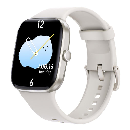 Ip67 Waterproof Smart Bracelet Bluetooth Call Fitness Tracker - White