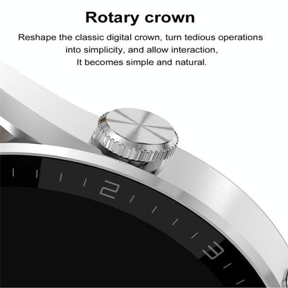 Smart Silicone Watch With Colour Screen - Black