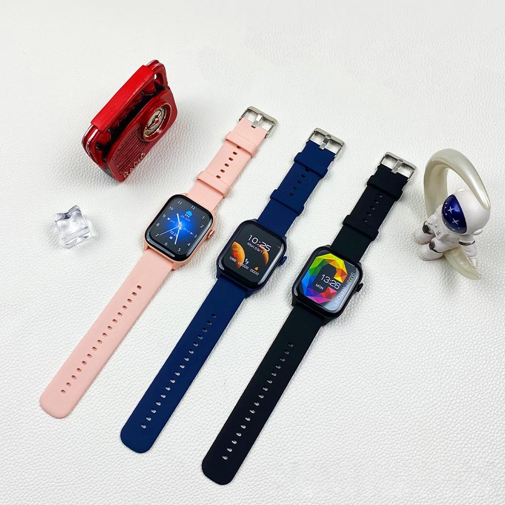 1.85 Inch Ip67 Waterproof Sports Health Monitoring Bluetooth Call Smart Watch - Black