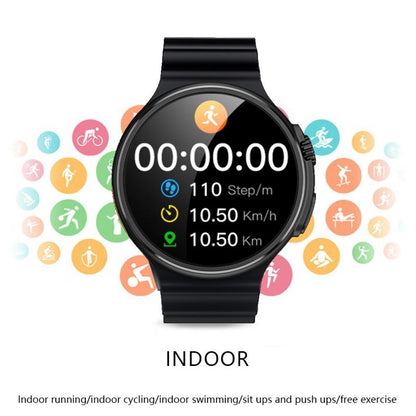 1.6 Inch Tft Round Screen Smart Watch Supports Voice Calls / Blood Oxygen Monitoring - Orange