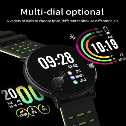 Smart Watch With Call Reminder And Health Monitoring - Black