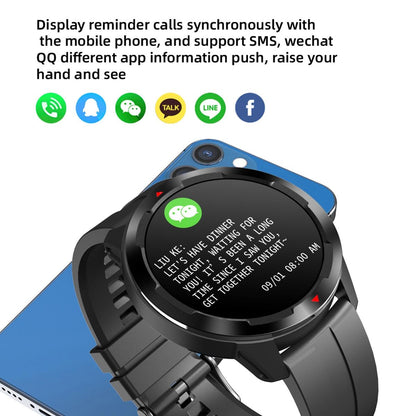 1.32 Inch Tft Screen Smart Watch Support Bluetooth Call & Alipay - Black