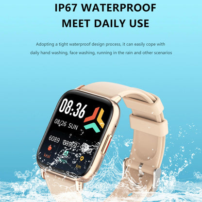 1.83 Inch Bt5.2 Smart Sport Watch Support Sleep / Heart Rate / Blood Oxygen / Temperature / Heart Sugar / Blood Pressure Health Monitor - Black