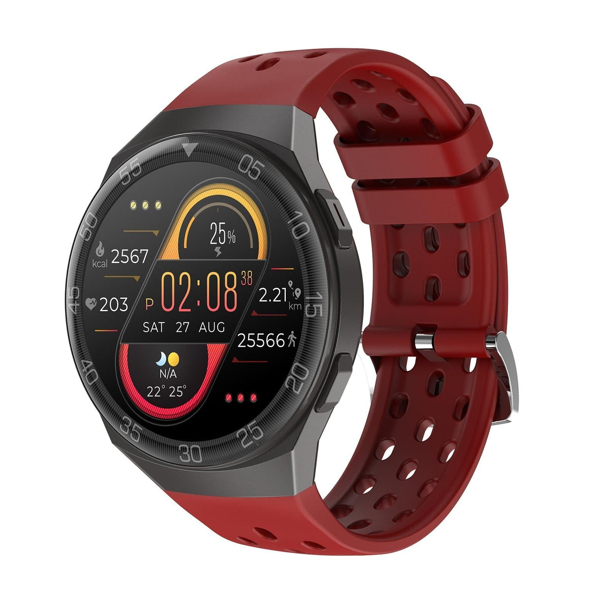 1.28 Inch Ips Screen Bluetooth 5.0 Ip67 Waterproof Smart Watch Support Sleep Monitor / Multi-Sports Mode / Heart Rate Monitor / Blood Pressure Monitoring - Green