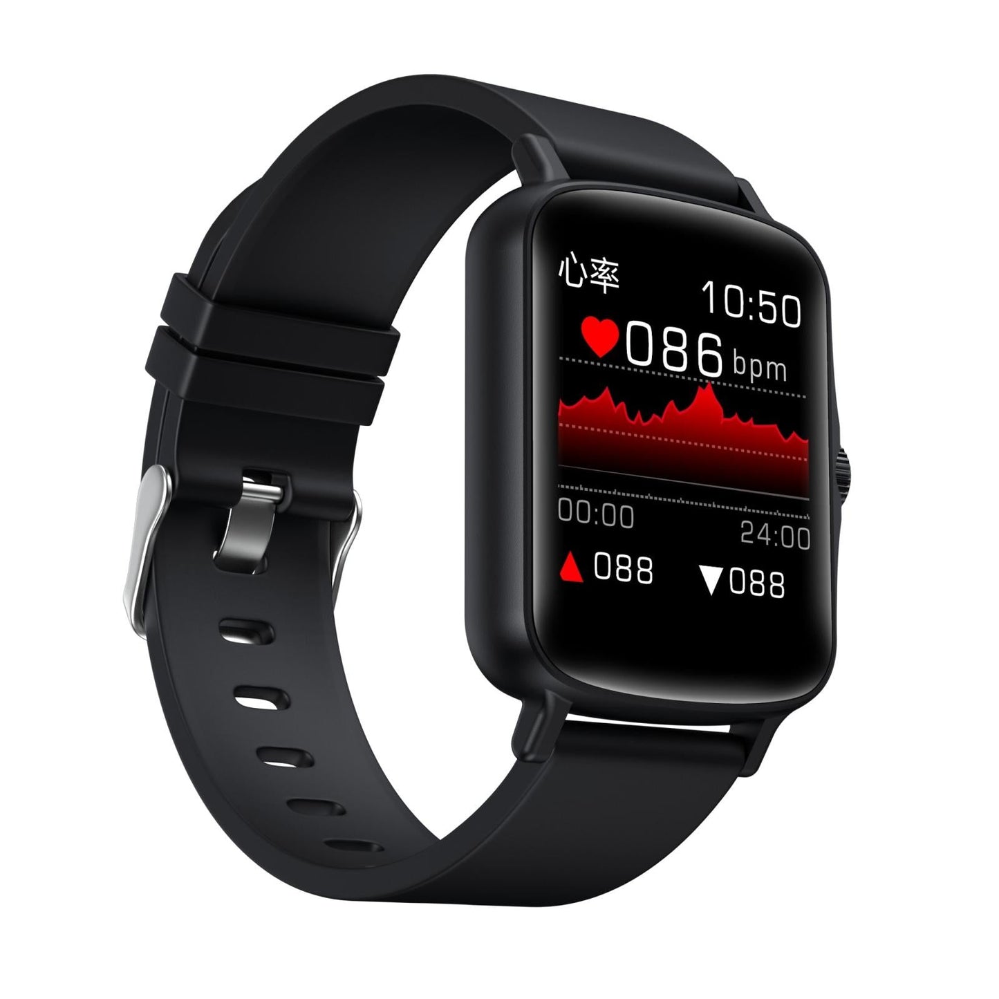 1.44 Inch Ip67 Waterproof Smart Watch With Hd Touch Screen - Pink