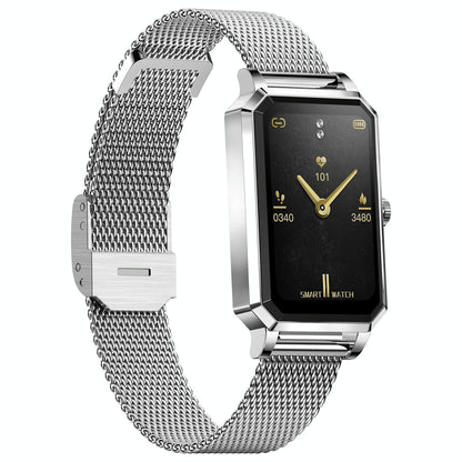 1.13 Inch Women's Smart Watch With Colour Screen & Health Tracking - Gold