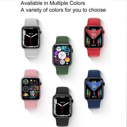 Waterproof Smart Watch With Colour Screen - 1 Inch - Black