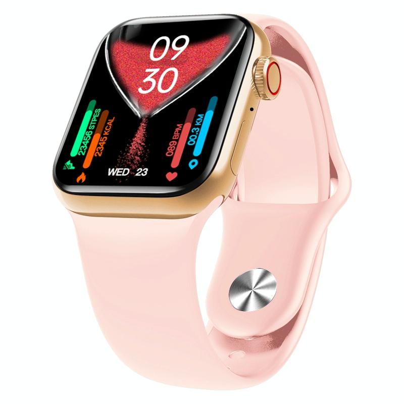 Waterproof Smart Watch With Colour Screen - 1 Inch - Black