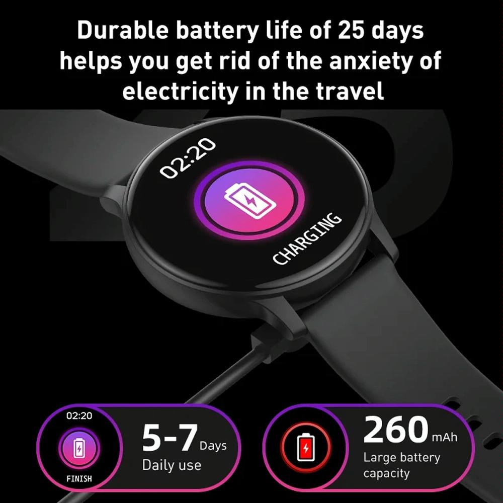 Bluetooth Talk Smartwatch Multi-Function Monitor Heart Rate / Blood Pressure / Blood Oxygen / Sleep - Black
