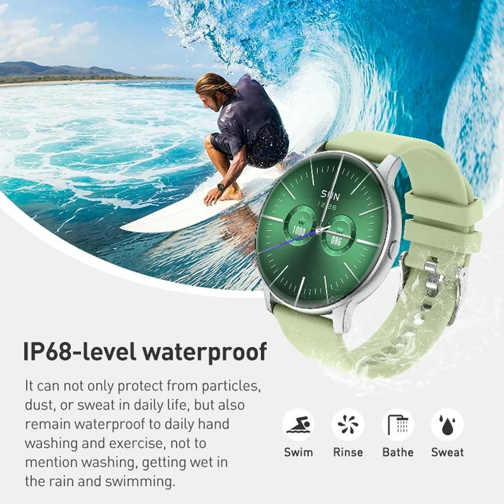 Bluetooth Talk Smartwatch Multi-Function Monitor Heart Rate / Blood Pressure / Blood Oxygen / Sleep - Black