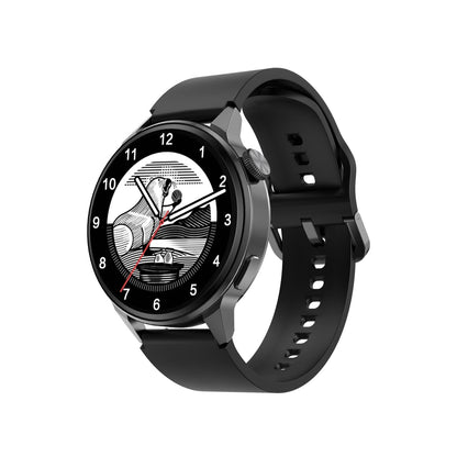 Silicone Band Smart Watch With Colour Screen - Black