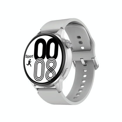 Silicone Band Smart Watch With Colour Screen - Black