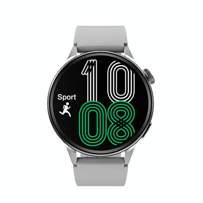 Silicone Band Smart Watch With Colour Screen - Black