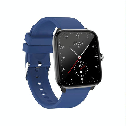 1.96 Inch Ip67 Waterproof Silicone Band Smart Watch Supports Dual-Mode Bluetooth Call / Heart Rate Monitoring - Black