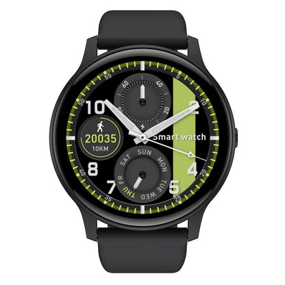 Smart Watch With Heart Rate And Blood Pressure Monitoring - Black