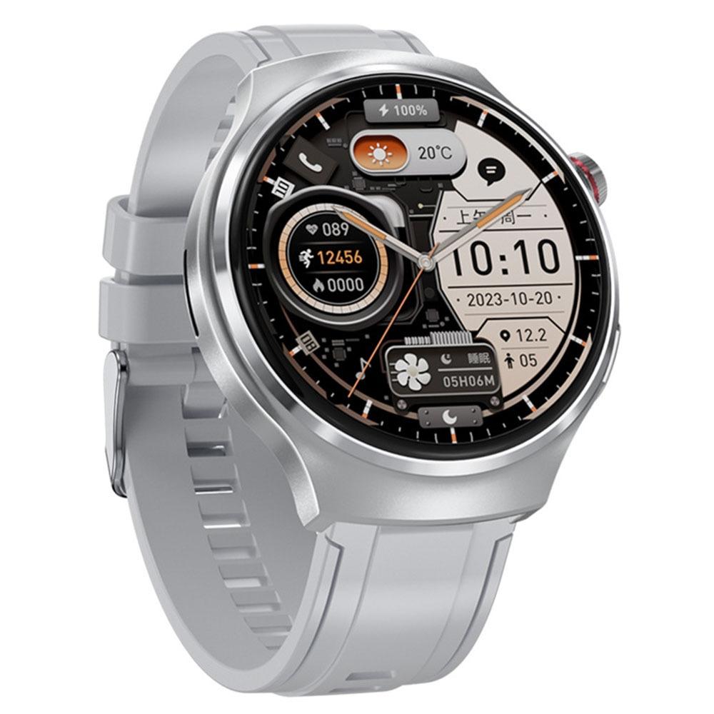 1.46 Inch Colour Screen Smart Watch Support Bluetooth Call / Heart Rate Monitoring - Black