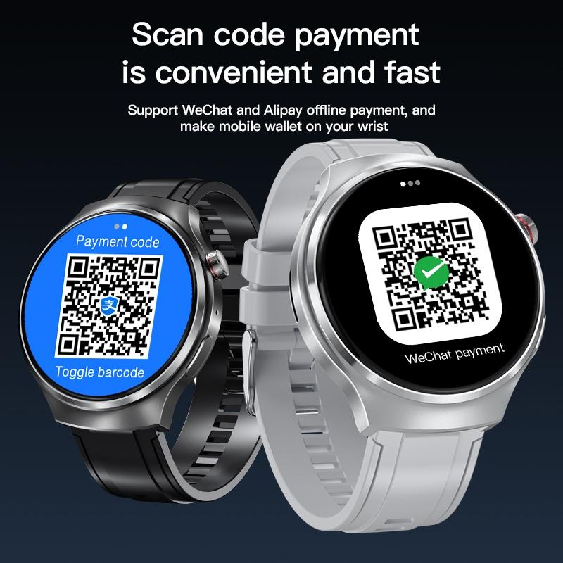 1.46 Inch Colour Screen Smart Watch Support Bluetooth Call / Heart Rate Monitoring - Black