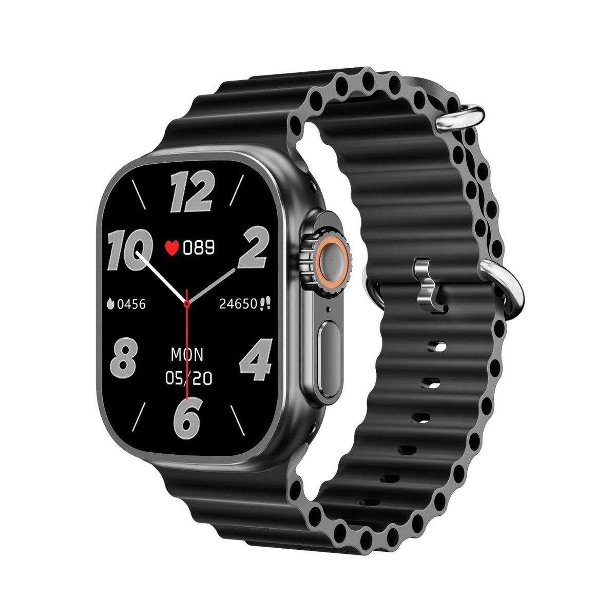 Smart Watch With Heart Rate And Blood Pressure Monitoring - Ultra Colour Screen