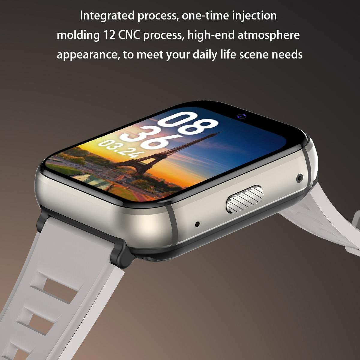 4G Smart Watch With 1.99 Inch Screen Android 9.0 4Gb+64Gb - Black