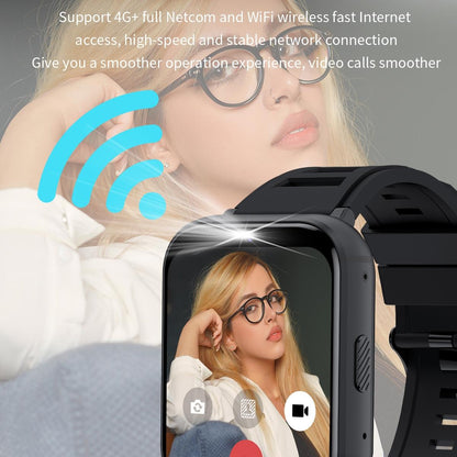 4G Smart Watch With 1.99 Inch Screen Android 9.0 4Gb+64Gb - Black
