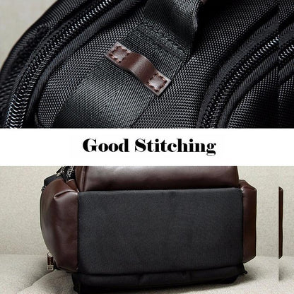Large Capacity Multi-layer Laptop Backpack with Breathable Design - 15.6 Inch Black - 35x20x43cm