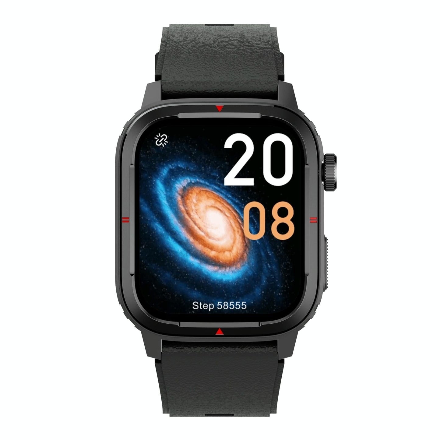 1.7 Inch Tft Hd Screen Smart Watch Support Bluetooth Calling / Blood Pressure Monitoring - Black