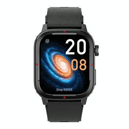 1.7 Inch Tft Hd Screen Smart Watch Support Bluetooth Calling / Blood Pressure Monitoring - Black