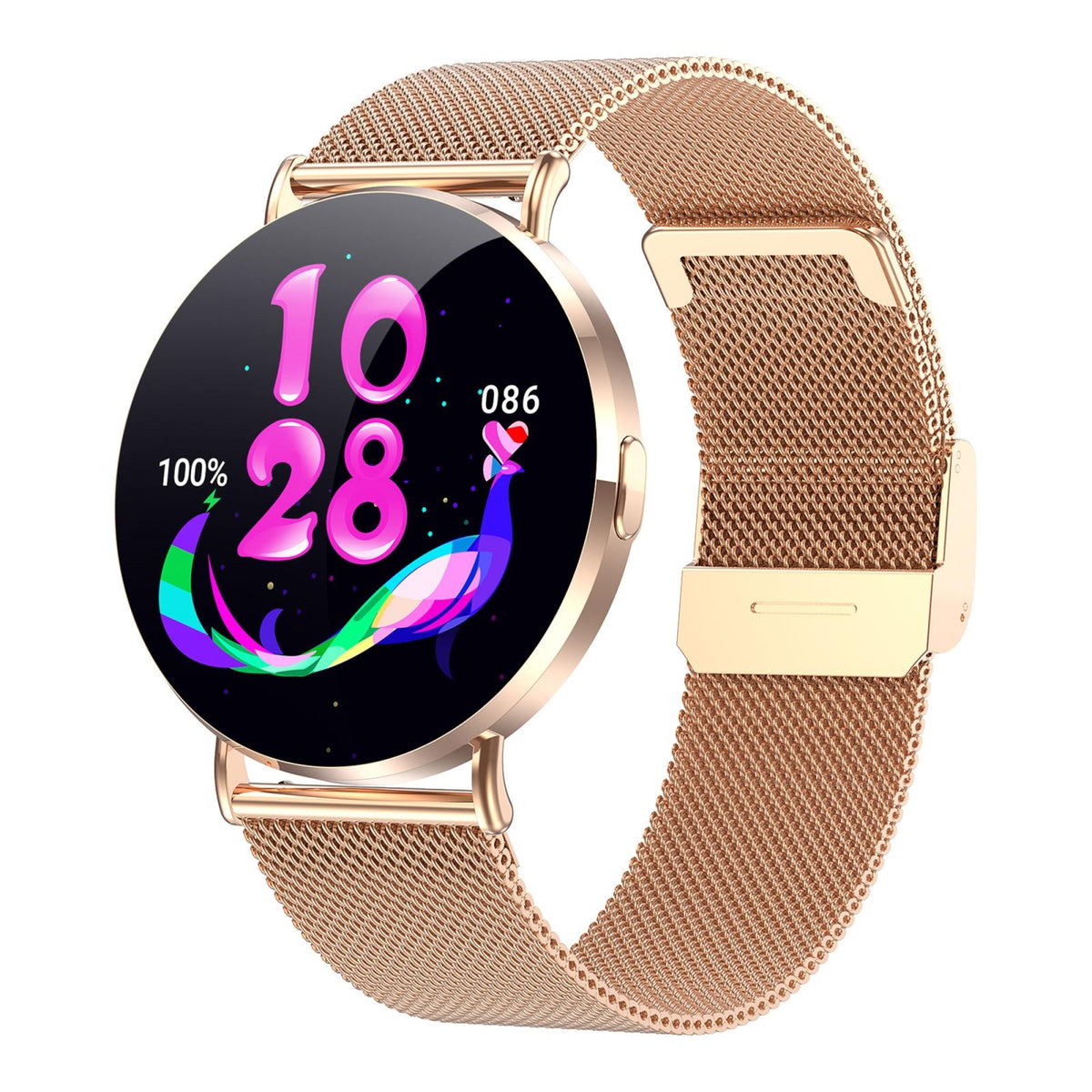 1.32 Inch Colour Screen Smart Watch With Bluetooth Call & Health Monitoring - Silver
