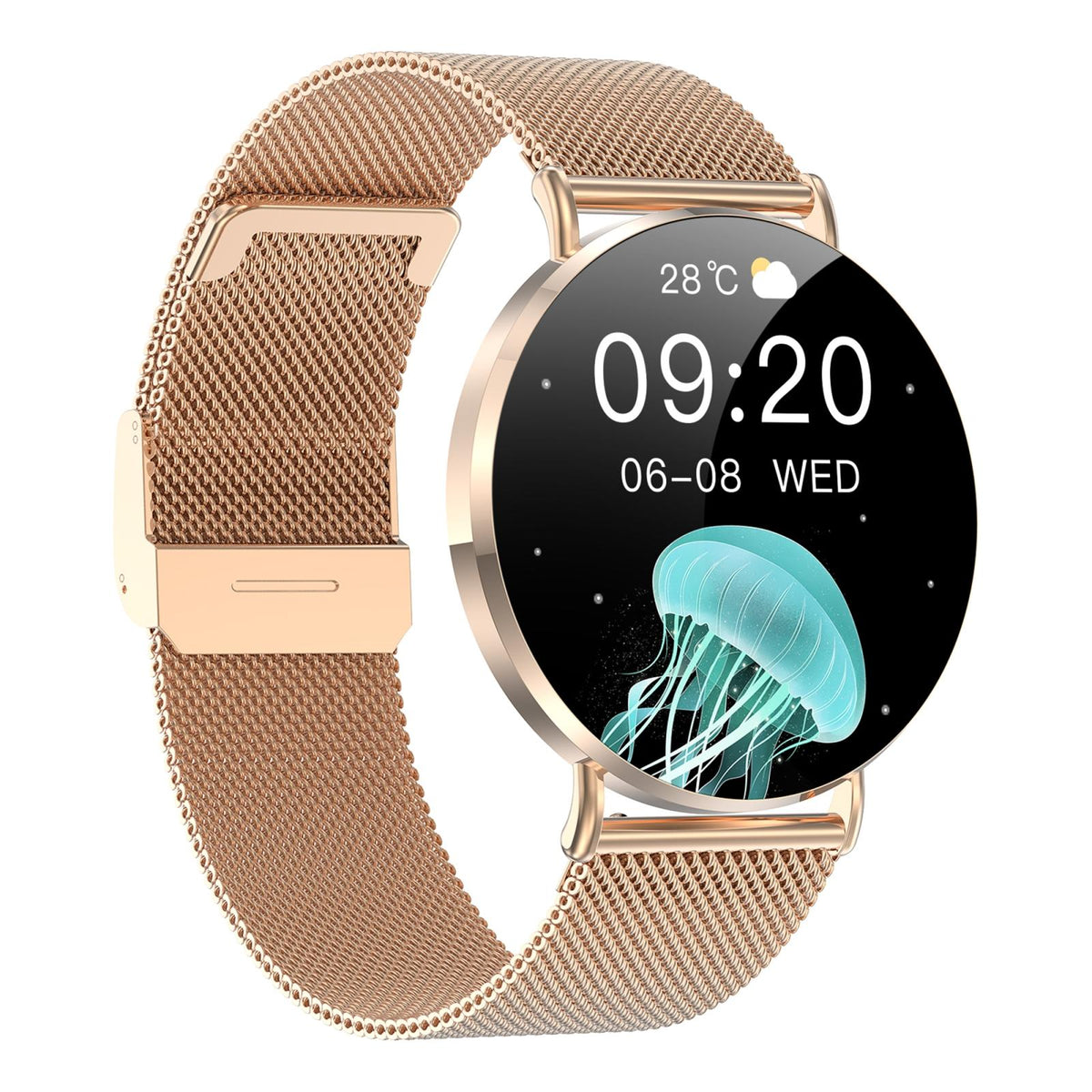 1.32 Inch Colour Screen Smart Watch With Bluetooth Call & Health Monitoring - Silver