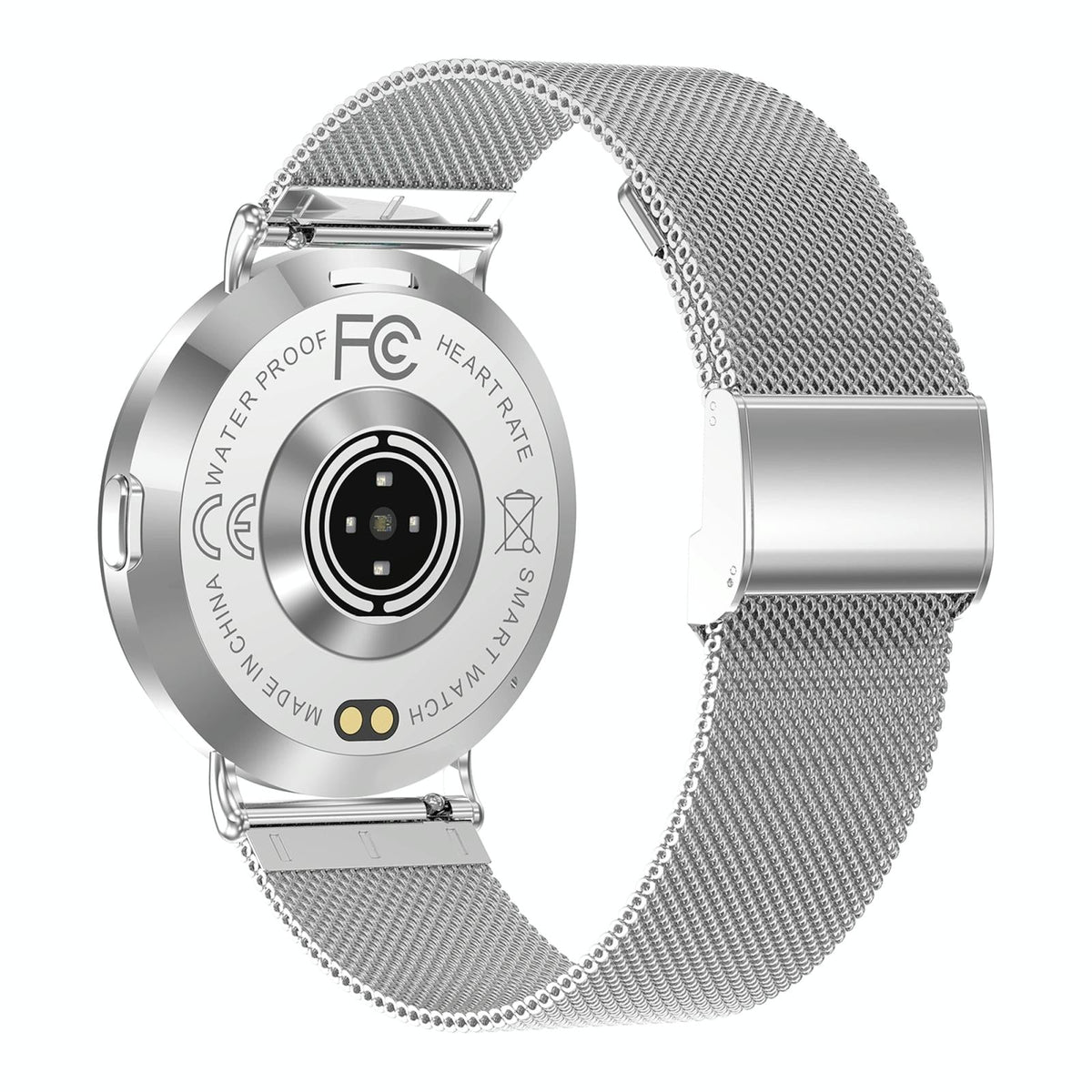 1.32 Inch Colour Screen Smart Watch With Bluetooth Call & Health Monitoring - Silver