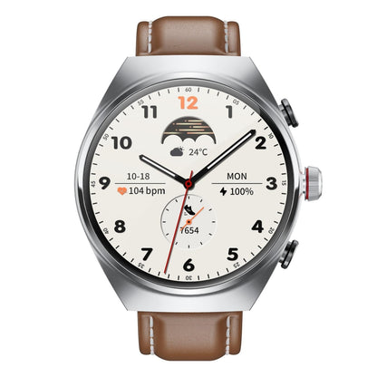 1.53 Inch Ips Screen 2 In 1 Bluetooth Earphone Smart Watch - Silver