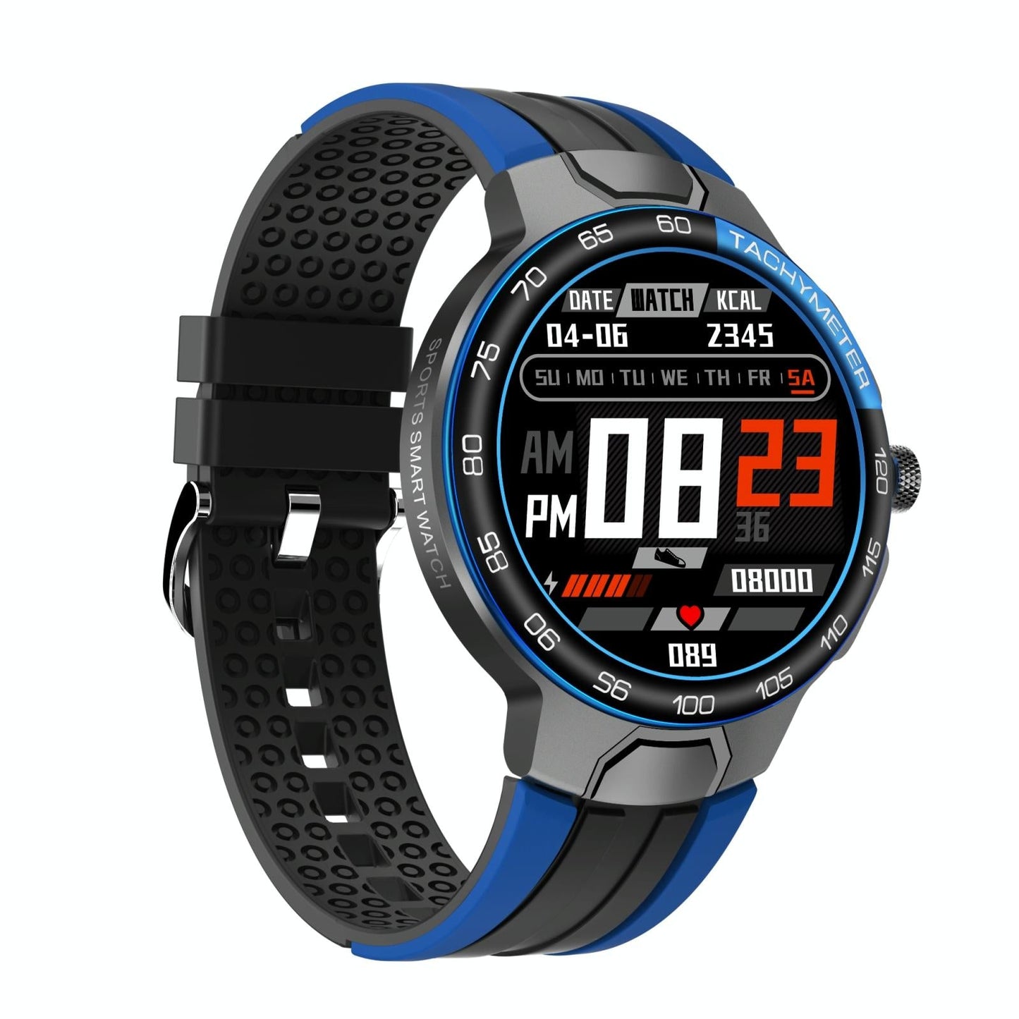 Waterproof Smart Wristband With Menstrual Cycle Reminder And Heart Rate Monitor - Red
