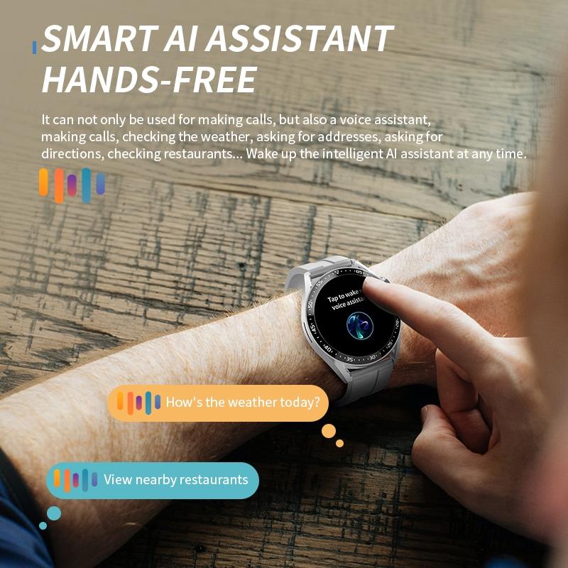 1.39 Inch Ip67 Waterproof Health Monitoring Bluetooth Call Smart Watch With Nfc Payment - Grey